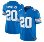 Men's Detroit Lions #20 Barry Sanders Blue 2024 F.U.S.E. Vapor Limited Stitched Jersey