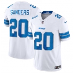 Men's Detroit Lions #20 Barry Sanders White 2024 F.U.S.E. Vapor Limited Football Stitched Jersey