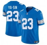 Men's Detroit Lions #23 Rock Ya-Sin Blue 2025 F.U.S.E. Vapor Limited Football Stitched Jersey