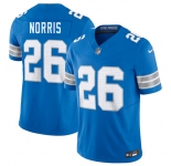 Men's Detroit Lions #26 Morice Norris Blue 2025 F.U.S.E. Vapor Limited Football Stitched Jersey