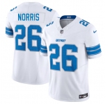 Men's Detroit Lions #26 Morice Norris White 2025 F.U.S.E. Vapor Limited Football Stitched Jersey