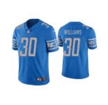 Men's Detroit Lions #30 Jamaal Williams Blue Vapor Untouchable Limited Stitched Jersey