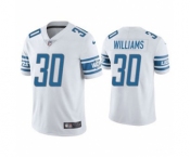 Men's Detroit Lions #30 Jamaal Williams White Vapor Untouchable Limited Stitched Jersey