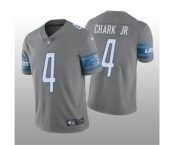 Men's Detroit Lions #4 DJ Chark Jr. Gray Vapor Untouchable Limited Stitched Jersey