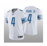 Men's Detroit Lions #4 DJ Chark Jr. White Vapor Untouchable Limited Stitched Jersey
