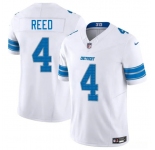 Men's Detroit Lions #4 D.J. Reed White 2025 F.U.S.E. Vapor Limited Football Stitched Jersey
