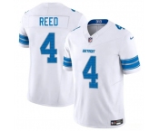 Men's Detroit Lions #4 D.J. Reed White 2025 F.U.S.E. Vapor Limited Football Stitched Jersey