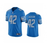 Men's Detroit Lions #42 Justin Jackson Blue Vapor Untouchable Limited Stitched Jersey