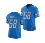 Men's Detroit Lions #58 Penei Sewell 2021 Football Draft Blue Vapor Untouchable Limited Stitched Football Jersey
