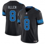 Men's Detroit Lions #8 Kyle Allen Black 2025 F.U.S.E. Vapor Limited Football Stitched Jersey