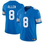 Men's Detroit Lions #8 Kyle Allen Blue 2025 F.U.S.E. Vapor Limited Football Stitched Jersey