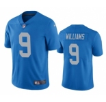Men's Detroit Lions #9 Jameson Williams Blue Vapor Untouchable Limited Stitched Jerseys