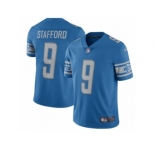 Men's Detroit Lions #9 Matthew Stafford Nike Blue 2017 Limited Jersey