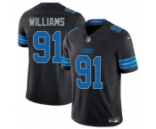 Men's Detroit Lions #91 Tyleik Williams Black 2025 Draft F.U.S.E. Vapor Limited Football Stitched Jersey