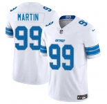 Men's Detroit Lions #99 Brodric Martin White 2025 F.U.S.E. Vapor Limited Football Stitched Jersey