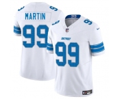 Men's Detroit Lions #99 Brodric Martin White 2025 F.U.S.E. Vapor Limited Football Stitched Jersey