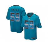 Men's Nike Carolina Panthers #59 Luke Kuechly Limited Blue Strobe NFL Jersey
