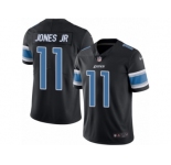 Men's Nike Detroit Lions #11 Marvin Jones Jr Limited Black Rush NFL Jersey