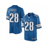 Men's Nike Detroit Lions #28 Quandre Diggs Limited Light Blue Team Color NFL Jersey