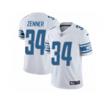 Men's Nike Detroit Lions #34 Zach Zenner Vapor Untouchable Limited White NFL Jersey