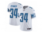 Men's Nike Detroit Lions #34 Zach Zenner Vapor Untouchable Limited White NFL Jersey