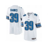 Men's Nike Detroit Lions #39 Johnthan Banks Limited White NFL Jersey