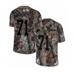 Men's Nike Detroit Lions #71 Ricky Wagner Limited Camo Rush Realtree NFL Jersey