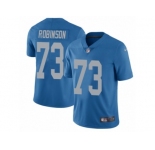 Men's Nike Detroit Lions #73 Greg Robinson Blue Alternate Vapor Untouchable Limited Player NFL Jersey