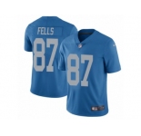Men's Nike Detroit Lions #87 Darren Fells Limited Blue Alternate NFL Jersey