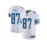 Men's Nike Detroit Lions #87 Darren Fells Limited White NFL Jersey