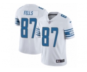 Men's Nike Detroit Lions #87 Darren Fells Limited White NFL Jersey