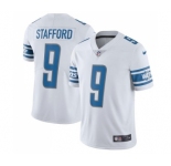 Men's Nike Detroit Lions #9 Matthew Stafford Limited White Vapor Untouchable NFL Jersey