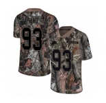 Men's Nike Detroit Lions #93 Da'Shawn Hand Limited Camo Rush Realtree NFL Jersey