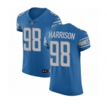Men's Nike Detroit Lions #98 Damon Harrison Blue Team Color Vapor Untouchable Limited Player NFL Jersey