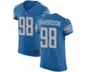 Men's Nike Detroit Lions #98 Damon Harrison Blue Team Color Vapor Untouchable Limited Player NFL Jersey