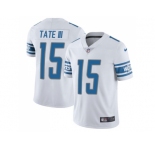 Nike Detroit Lions #15 Golden Tate III White Men's Stitched NFL Limited Jersey