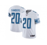 Nike Detroit Lions #20 Barry Sanders White Men's Stitched NFL Limited Jersey