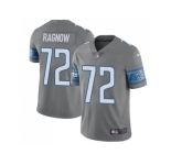 Nike Detroit Lions #72 Frank Ragnow Men Rush Vapor Untouchable Steel Limited NFL Jersey