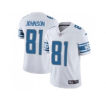 Nike Detroit Lions #81 Calvin Johnson White Men's Stitched NFL Limited Jersey