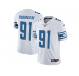 Nike Detroit Lions #91 A'Shawn Robinson White Men's Stitched NFL Limited Jersey