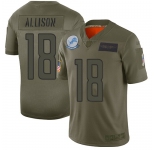 Nike Lions #18 Geronimo Allison Camo Men's Stitched NFL Limited 2019 Salute To Service Jersey