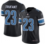 Nike Lions #23 Desmond Trufant Black Men's Stitched NFL Limited Rush Jersey