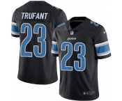 Nike Lions #23 Desmond Trufant Black Men's Stitched NFL Limited Rush Jersey