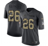 Nike Lions #26 Duron Harmon Black Men's Stitched NFL Limited 2016 Salute to Service Jersey