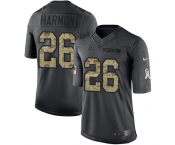 Nike Lions #26 Duron Harmon Black Men's Stitched NFL Limited 2016 Salute to Service Jersey