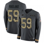 Nike Lions #59 Reggie Ragland Anthracite Salute to Service Men's Stitched NFL Limited Therma Long Sleeve Jersey