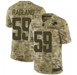 Nike Lions #59 Reggie Ragland Camo Men's Stitched NFL Limited 2018 Salute To Service Jersey