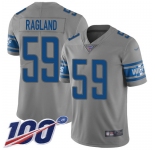 Nike Lions #59 Reggie Ragland Gray Men's Stitched NFL Limited Inverted Legend 100th Season Jersey