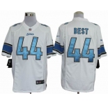 nike nfl jerseys detroit lions #44 jahvid best white[nike limited]