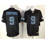 nike nfl jerseys detroit lions #9 stafford black[nike impact limited]